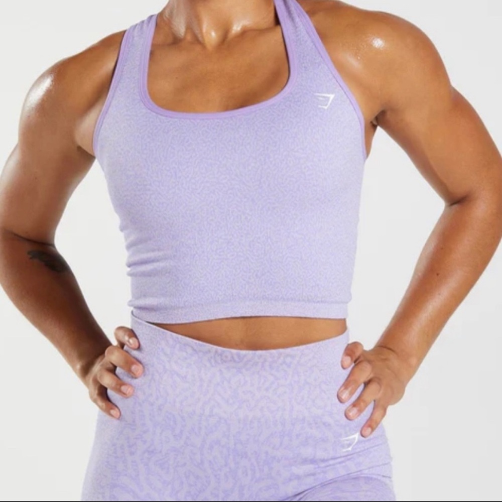 GYMSHARK SEAMLESS CROP TANK